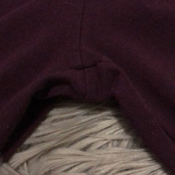 aerie”chill play move”Legging-Burgundy-Thicker Cotton Like-EUC-Normal Rise-Sz s - Picture 6 of 10